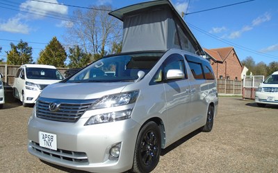 2008 TOYOTA VELLFIRE CAMPER ~~OFF GRID SOLAR~~HIGH GRADE 4.5 ~LOW MILES