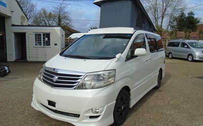 2007 TOYOTA ALPHARD CAMPER~FRIDGE/FREEZER~~OFF GRID SOLAR~ULEZ FREE