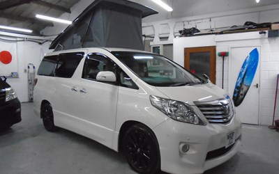  2008~~NEW SHAPE TOYOTA ALPHARD CAMPER  3.5 LEXUS~~LUXURY VAN ~~OFF GRID SOLAR