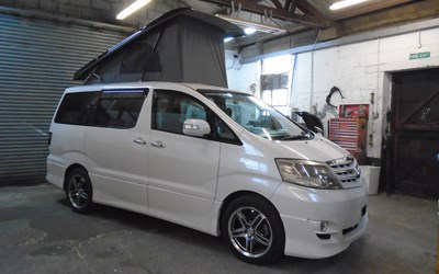 2007 TOYOTA  ALPHARD CAMPER~OFF GRID SOLAR ~ULEZ COMPLIANT~HIGH GRADE 4/B