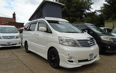  TOYOTA ALPHARD CAMPER~OFF GRID SOLAR~FRIDGE/FREEZER~PRISTINE VAN