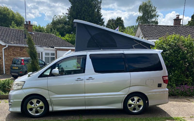 2007 TOYOTA ALPHARD CAMPER~FRIDGE/FREEZER~~OFF GRID SOLAR~ULEZ FREE