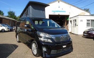  2012 TOYOTA VELLFIRE   CAMPER~FRIDGE/FREEZER~~OFF GRID SOLAR~ULEZ FREE