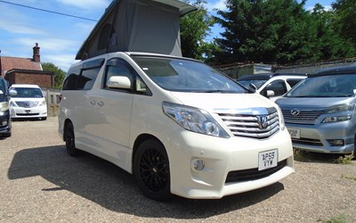 2009  NEW SHAPE !!  TOYOTA ALPHARD~NEW ALLOYS~OFF GRID SOLAR~APPLE CAR PLAY